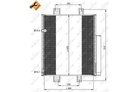 Конденсатор, кондиционер NRF 35853