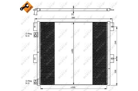 Конденсатор, кондиционер NRF 35924