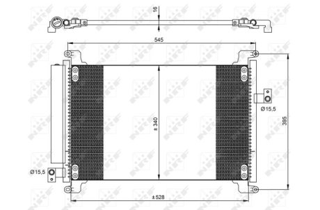 Конденсатор, кондиционер NRF 35941