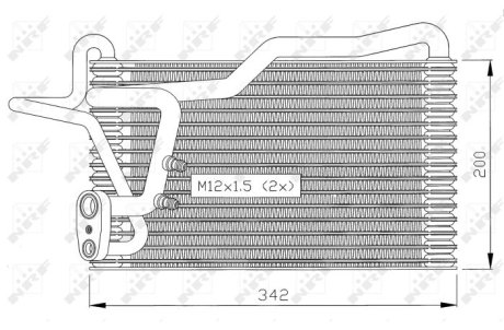 Испаритель, кондиционер NRF 36036