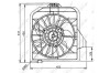 Вентилятор, охлаждение двигателя NRF 47032 (фото 2)