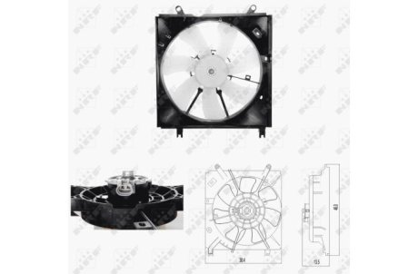 Вентилятор радіатора NRF 47696