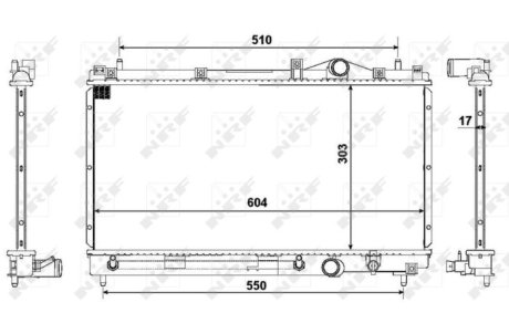 Радіатор NRF 50332