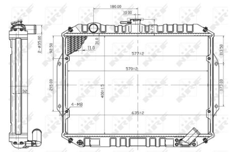 Радіатор NRF 503486