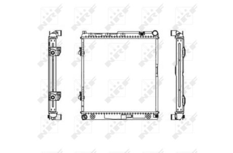 Радиатор, охлаждение двигател NRF 506575
