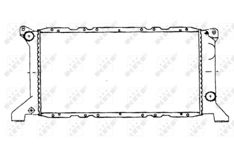 Радіатор, охолодження двигуна NRF 507373