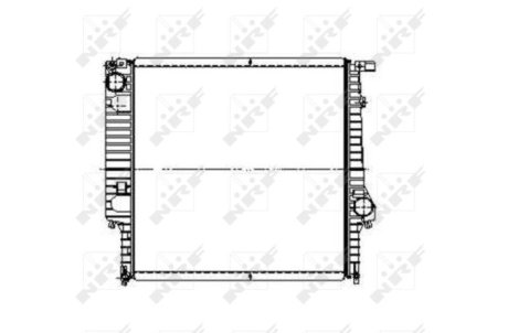 Радиатор, охлаждение двигател NRF 509626