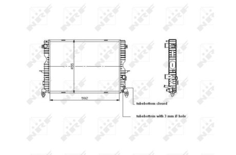 Радіатор NRF 509729