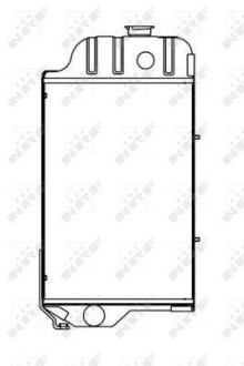 Радіатор, охолодження двигуна NRF 52163