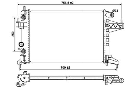 Датчик абс, передний NRF 53035