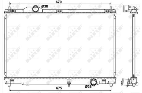 Радіатор NRF 53039