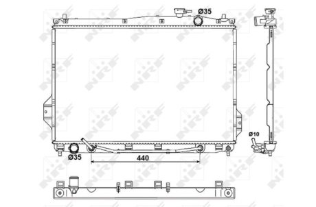 Датчик абс, передний NRF 53050