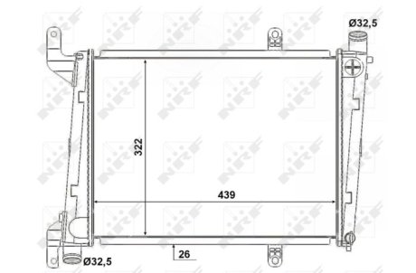 Радіатор NRF 53193