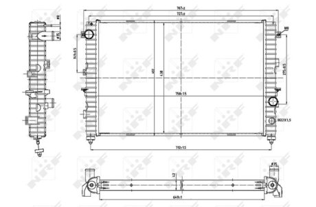 Радіатор NRF 53197