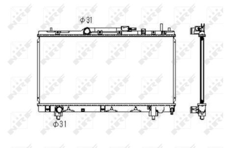 Радіатор NRF 53347