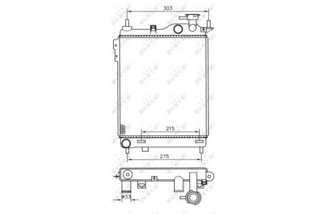 Радиатор NRF 53359