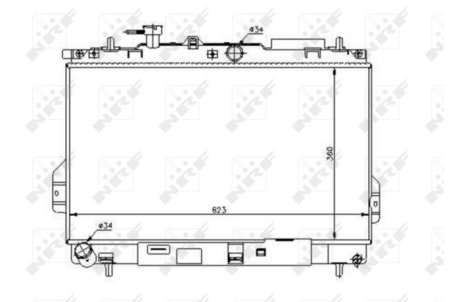 Радиатор NRF 53362