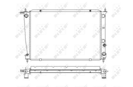 Радиатор, охлаждение двигател NRF 53371