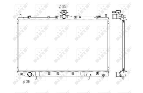Радіатор охолоджування NRF 53431