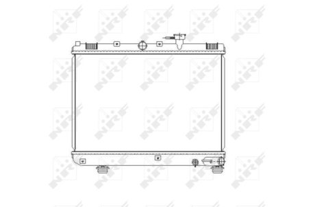 Радиатор, охлаждение двигател NRF 53486