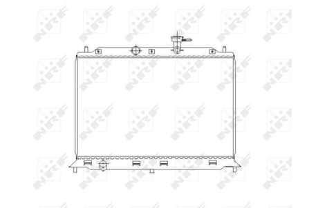 Радиатор, охлаждение двигател NRF 53491