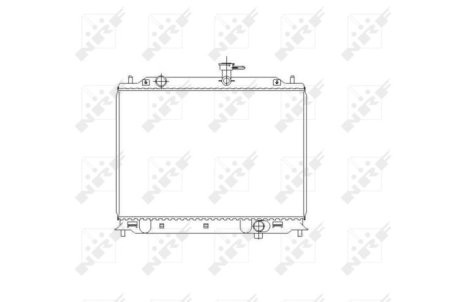 Радиатор, охлаждение двигател NRF 53492