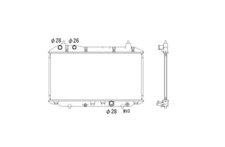 Радиатор, охлаждение двигател NRF 53529