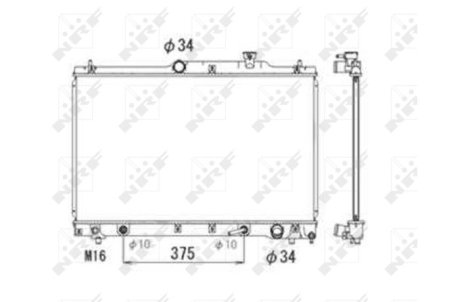 Радіатор NRF 53705