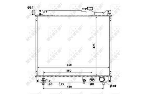 Радіатор NRF 53912