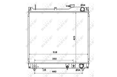 Радіатор NRF 53914