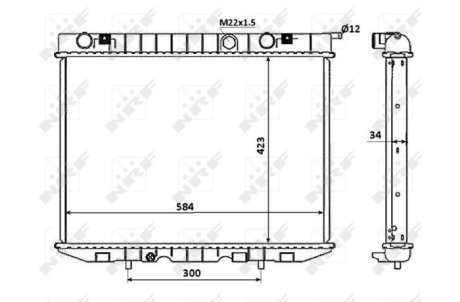 Радіатор NRF 53940
