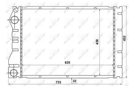 Датчик абс, передний NRF 53975