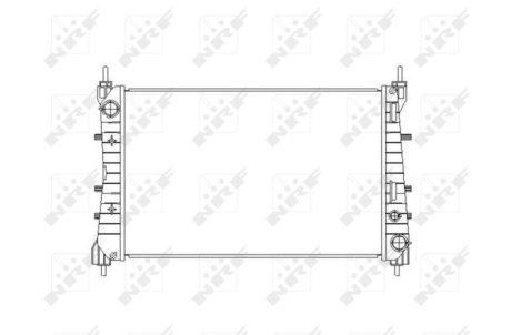 Радиатор, охлаждение двигател NRF 54503