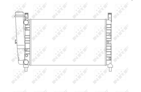 Радиатор, охлаждение двигател NRF 54701
