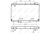 Радиатор, охлаждение двигател NRF 54750 (фото 2)