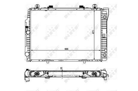 Радіатор NRF 55315