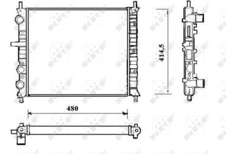 Радіатор NRF 58191