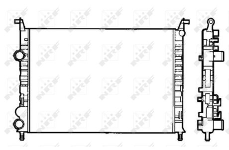 Радиатор NRF 58195