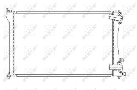 Радиатор, охлаждение двигател NRF 58251