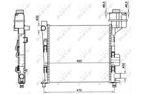 Радіатор NRF 58252