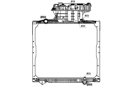 Датчик абс, передний NRF 58279