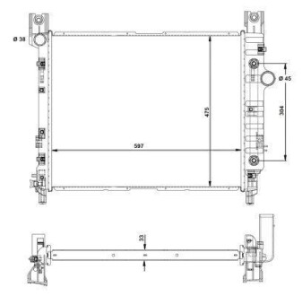 Автозапчасть NRF 58367A