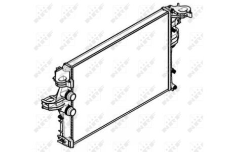 Радиатор охлаждения двигателя NRF 58430