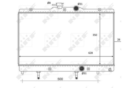 Радіатор NRF 59078