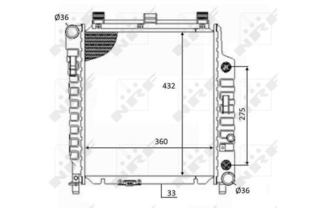 Радіатор NRF 59102