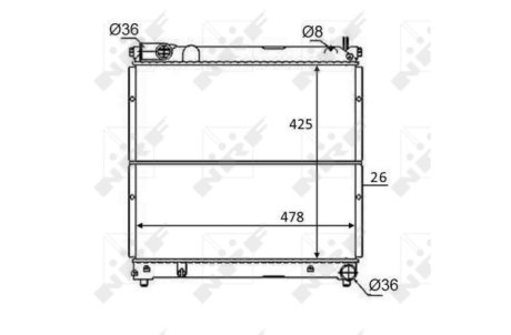 Радіатор NRF 59106
