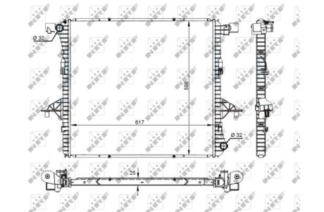 Радіатор NRF 59145