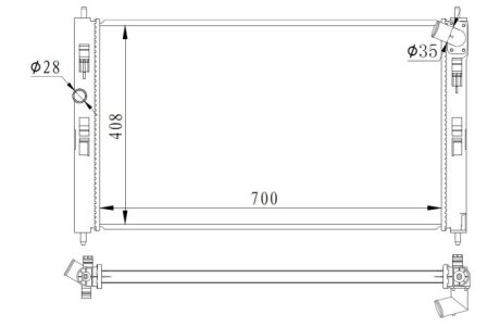 Радіатор NRF 59260