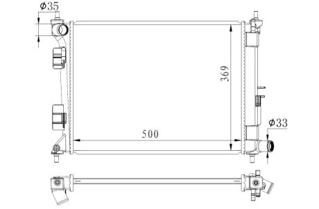 CH£ODNICA SILNIKA HYUNDAI NRF 59263