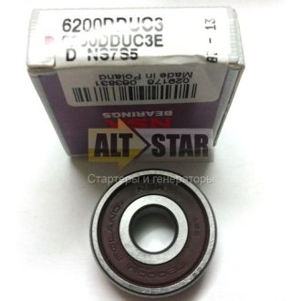 Підшипник кульковий d>30 NSK 6200DDUC3E